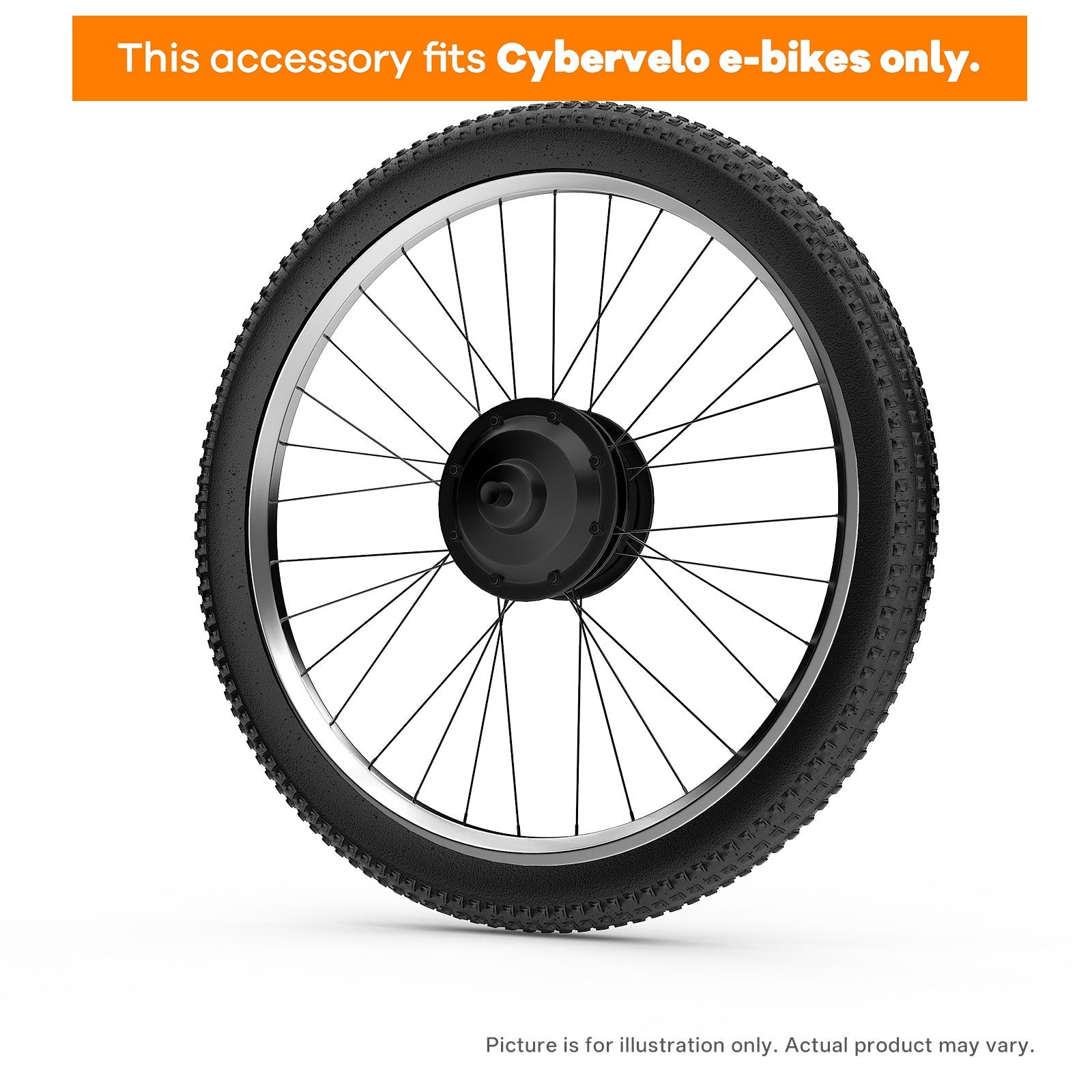 Cybervelo Rear wheel with motor
